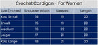 Crochet Cardigan - For Woman