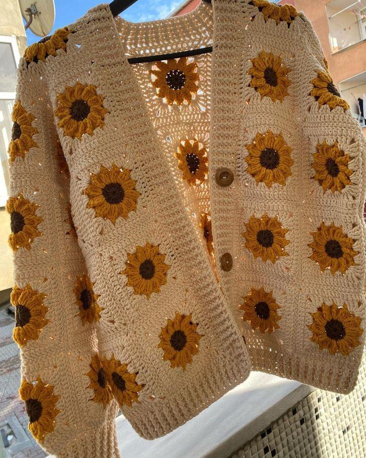 Crochet Cardigan - For Woman