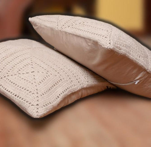 غطاء وسادة أرضية كروشيه - قطعة واحدة