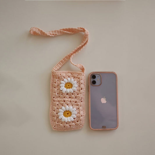 Hand Crochet Mobile Pouch
